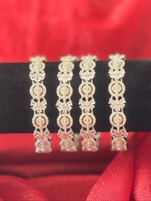 Stoned bangle a pair